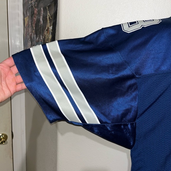 Troy Aikman Dallas Cowboys NFL Russell Athletic Vintage Jersey Blue Silver - Picture 4 of 11